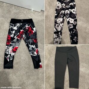 5 pr Cropped Leggings From Balance Collection, Fabletics and more size M